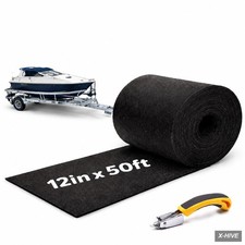 Boat Trailer Bunk Carpet 50FT X 12In, Premium Black 25Oz Extra Thick Marine-Grad picture