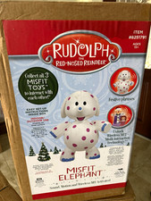 2' Misfit Elephant Rudolph the Red Nosed Reindeer Lowe's 2026 NIB ON HAND picture