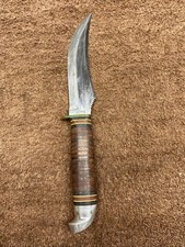 Vintage Western L39 Fixed Blade Knife W/ Sheath 8 1/2