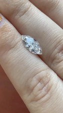 2 Ct Marquise Cut Lab Grown CVD Loose Diamond D Color VVS1 Certified picture