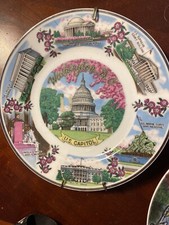 Collectors plate Vintage US Capitol Travel Souvenir picture