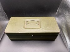 Vintage Climax Metal Toolbox Green Hamilton Ohio PAT 1912915 Tackle picture