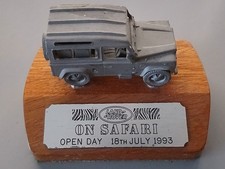 Rare Land Rover On Safari Open Day 1993 1:43 90 Ninety Pewter Model picture
