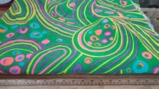 VTG  MC Super Bright Geometric Modern Fabric Cotton Green  140