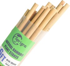 20pcs Bamboo Stakes 6 Feet, 6FT Garden Stakes Multi-Purpose, 5/8