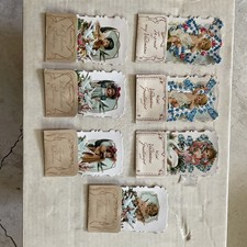 7 New Old Stock Vintage Valentines Die Cut Pop-up 3D German Greeting Cards picture