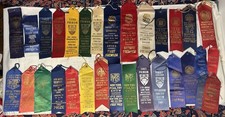 Lot 31 Antique Poultry Pigeon Show Ribbons 1920s 1930s APA Farm Fair Ephemera picture
