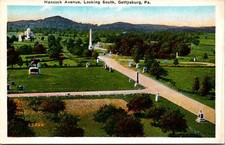 Hancock Avenue Looking South Union Army Gettysburg PA Vintage Postcard TP13-26 picture