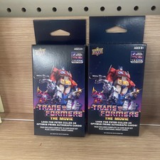 Upper Deck Transformers The Movie 40th Anniversary 2 Packs 12 Cards 2026 picture