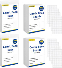 Current Comic Book Bags and Boards 200 Comic Book Sleeves and 200 Comic Book Boa picture