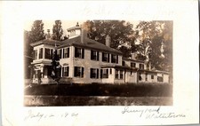 RPPC Postcard MA Watertown Sunny Bank Home for Convalescing Patients 1920 K71 picture