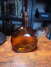 Vintage VINOL Embossed Amber Medicine Bottle. Private Mould April 19th 1898 picture