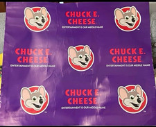 Chuck E. Cheese store display back drop poster rare picture