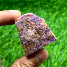 296 CT Raw Charoite Gemstone Nugget: Purple Crystal for Jewelry, Collecting picture