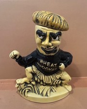 1971 Ezra Brooks Wichita State Wheat Shocker Decanter - EXC Shape picture