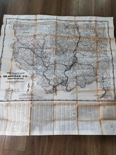 Vintage Metsker Map Okanogan County Washington c1970s – Original Folded Map picture