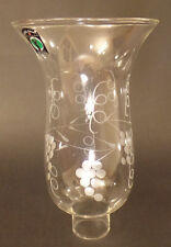 Clear Grapes Glass Hurricane Lamp Shade Candle Chandelier Light, 5