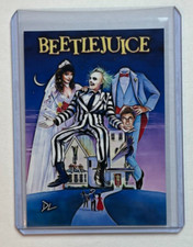 Beetlejuice Limited Edition Artist Signed “The Ghost With The Most” Card 10/10 picture