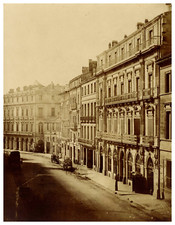 France, Nice? Vintage print, salted paper 20x15.5 circa 1860 <div style picture