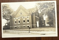 Postcard Adrian, Michigan: Berean Baptist Church RPPC Unposted, Extra Nice picture