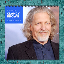 Clancy Brown 2027 Wall Calendar 12 Month Celebrity Photo Fan Collectible picture