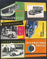 Vtg 1930s 1940s International Harvester Truck Sales Lot D-2 D-5 D-30 DR-70 picture