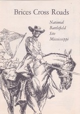 1955 Brices Cross Roads National Battlefield Site Map Brochure picture