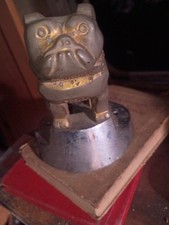 Vintage OEM MACK Truck Bulldog Hood Ornament 87931 14MF46 Base DM RD picture