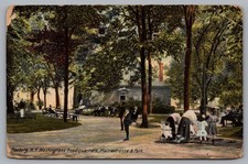 Newburg NY WA's Headquarters Main Entrance Park 1908 Postcard TS-251 picture