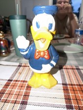 VTG Donald Duck Disney Cast Iron Piggy Bank  Collectable Sailor Suit 9.5” H H8 picture
