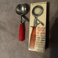 Vintage Peerless Scoop Ice Cream Mashed Potatoes Bakelite handle New In Box picture