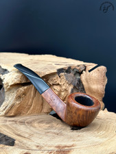 La Savinelli Giubileo D'oro Straight Grain Fiammata 305 Smooth Smoking Pipe picture