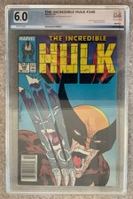 Incredible Hulk #340 Newsstand PGX 6.0 not CGC Todd McFarlane cover Marvel 1988 picture