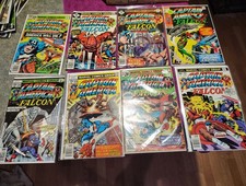 Lot Of 14 - Marvel Comics Captain America Most Vintage 25¢ 30¢ Comic Books picture