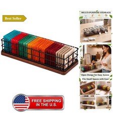 Sugar Packet Holder, Large Sugar Caddy, 8 Slot, Metal Mesh picture