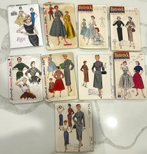 Butterick, McCall’s, Simplicity Women’s VTG OG Retro Sewing Patterns Lot picture