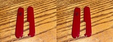 Pre-Owned Lot of 2 Kits Victorinox 91mm HANDLES  2 Piece KIT in RED picture