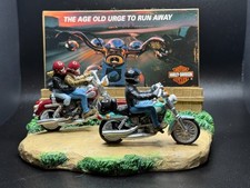 1997 Harley-Davidson The Age Old Urge to Run Away Limited Edition Figurine w/Box picture