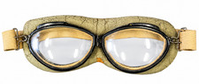 U.S. NAVY MKI PILOT FLYING GOGGLES W/CLEAR LENSES picture