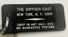 The Dryden East Hotel New York, N.Y. 10016 Hotel Room Key #1406 Fob picture