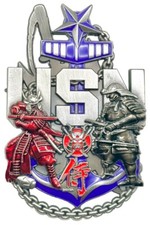 5” SCPO Japanese Samurai Anchor. USN Navy Far East Senior Chief Challenge Coin. picture
