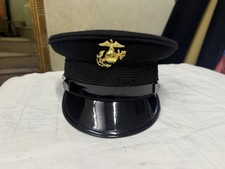 WW1 USMC Marine Corps Bell Crown Visor Hat picture