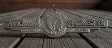 Tecumseh Products Co Marion Ohio Cast Iron Industrial Emblem 10.5