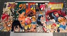 DIRTY PAIR FATAL BUT NOT SERIOUS 1 2 3 4 5 set BABES - JAPANESE MANGA 1995 NM+ picture
