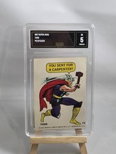 Vintage 1967 Philadelphia Gum Marvel Comic Super Hero Sticker Thor #13 picture