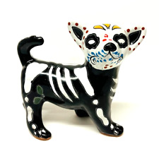 Talavera Day of the Dead Chihuahua  Dog Mexican Pottery Folk Art picture
