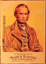 Charles Darwin 10th Anniversary🔥 2015 Topps Allen & Ginter's SCARCE Buyback  picture