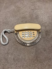 Vintage 1991 Columbia Lumalite Corded Phone Peach Pink RARE 90s picture