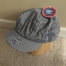 VTG Ringling Bros Barnum & Bailey Circus Clown David Larible Houndstooth Hat NEW picture