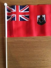 BERMUDA Pack of 12 medium Hand Flags 9